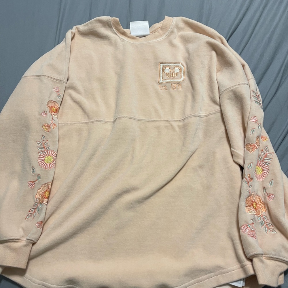 Disney peach floral spirit jersey